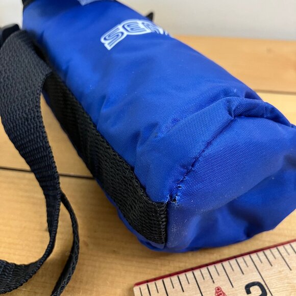 SEGA Water Bottle Holder Tote Vintage Nylon Insulated Sport Bag Adjustable Strap - Picture 4 of 10